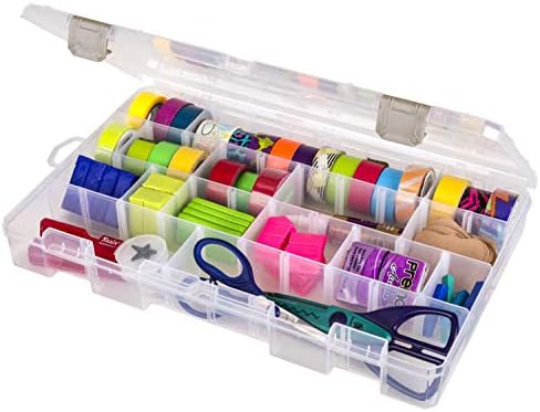ArtBin Large Solutions Box Clear Art & Craft Organizer with Dividers - Plastic Storage Case for Convenient and Versatile Storage - Ideal for Various Craft Supplies by ArtBin