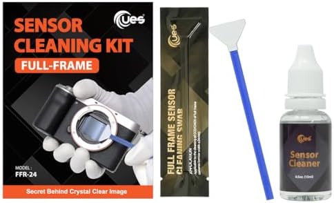 UES Full-Frame Camera Sensor Cleaning Kit (14pcs Swabs and 15ml Cleaner) by UES