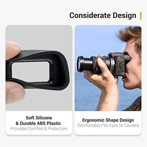 Kiwifotos Long Soft Eyecup Eyepiece Viewfinder for Canon EOS R10 Camera - Image 4
