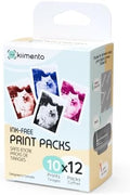 kiimento Print Refill Pack for Model P2 Instant Print Pro Camera – 120 Ink-Free Thermal Print Cards (4 Styles, 30 Each) – BPA & BPS Free – Camera Not Included by Disney