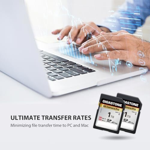 【5-Years Data Recovery】 GIGASTONE 1TB SDXC Memory Card 4K Pro Series Camera Transfer Speed Up to 150MB/s Compatible with Digital Camera, UHS-I A1 V30 Class 10 for 4K UHD Video - Image 5