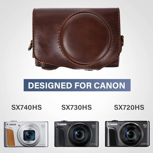 kinokoo Case for Canon PowerShot SX720 HS/SX730 HS/SX740 HS with Strap - Image 2