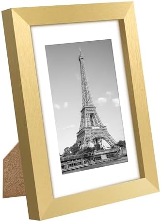 upsimples 4x6 Picture Frame, Photo Collage Wall Decor Set of 10, Gold - Image 3