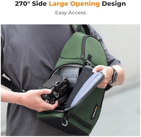 K&F CONCEPT Camera Sling Bag, Compact Crossbody Backpack, 10L - Image 2