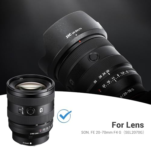 JJC ALC-SH174 Lens Hood Shade for Sony FE 20-70mm F4 G SEL2070G Lens - Image 2