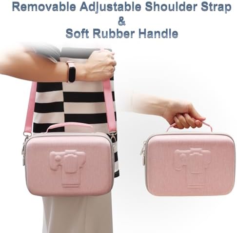 Small Camera Case Bag for Canon EOS Rebel T7/R50//R100 DSLR Camera Pink - Image 6