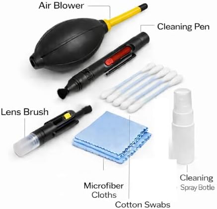 Camera Cleaning Kit for Lens – Air Blower, Cleaning Pen & Brush Set for DSLR & Mirrorless Cameras - Image 2