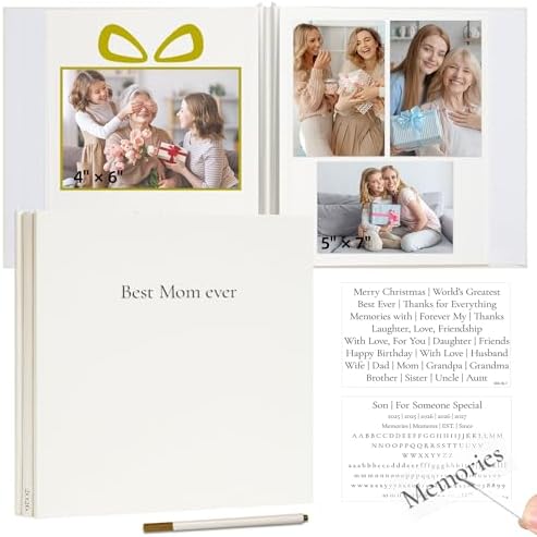 Vienrose Gift Self Adhesive Photo Album 13.2x12.8 40 Pages Beige by Vienrose
