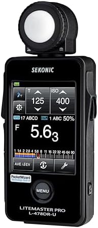 Sekonic L-478DR-U Pocket Wizard Lightmeter With Exclusive USA Radio Frequency And Exclusive 3-Year Warranty,Black,401-477 - Image 3