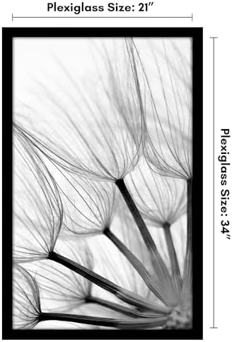 Americanflat 21x34 Poster Frame - Engineered Wood - Black - Image 2