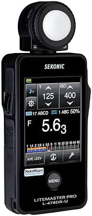 Sekonic L-478DR-U Pocket Wizard Lightmeter With Exclusive USA Radio Frequency And Exclusive 3-Year Warranty,Black,401-477 - Image 2