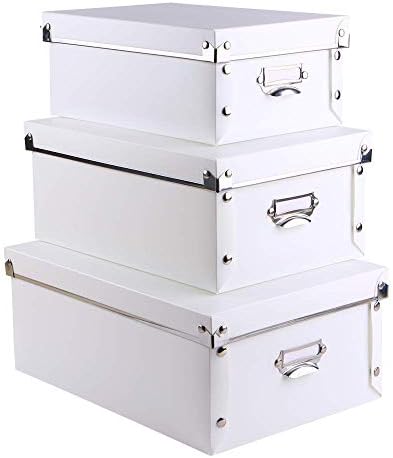 SEEKIND Decorative Storage Boxes with Lids,Water-Proof Storage Bins for Shoes,Clothes,Office … by SEEKIND%2C+Professional+Office+Products+Supplier.