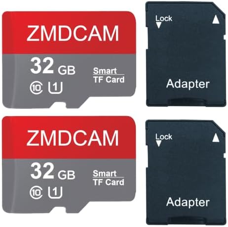 2 Pack 32GB TF Card with Adapter UHS-I U1 Class 10 Memory Card by Unknown
