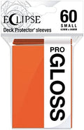 Ultra Pro - Eclipse Gloss Small Sleeves 60 Count (Pumpkin Orange) - Protect All Your Gaming Cards, Sports Cards, and Collectible Cards with Ultra Pro's ChromaFusion Technology by UltraPro