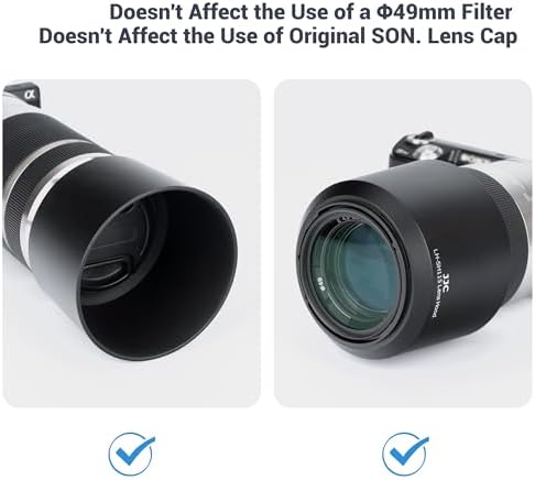 JJC ALC-SH115 Lens Hood for Sony E 55-210mm f/4.5-6.3 OSS SEL55210 Lens - Image 6