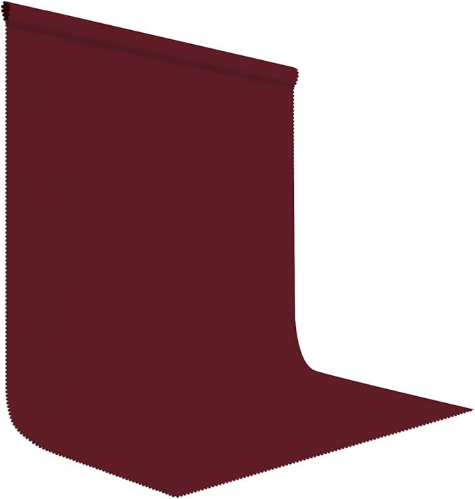 Burgundy Photography Backdrop for Photoshoot, Fabric 5x7ft | Polyester Studio Photo Backgrounds, Non Reflective, Easy to Hang, for Portrait Shoot, Product, Party Decor, Video Creation by LYLYCTY