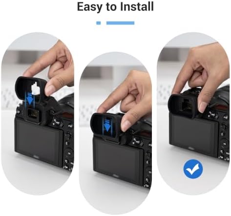 Kiwifotos DK-29 Viewfinder Eyecup Eyepiece for Nikon Z6 III II Z7II Z7 Z5II - Image 6