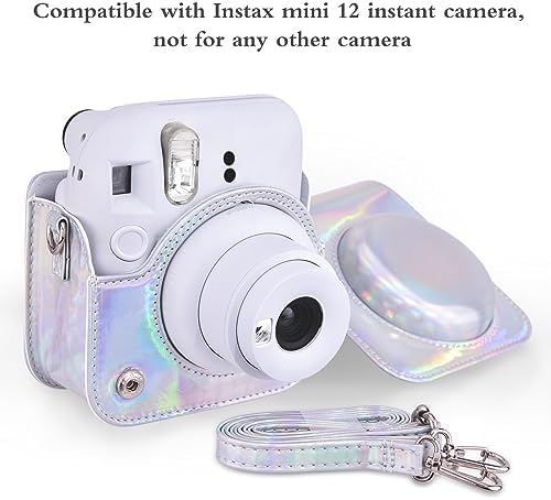 Sunmns Mini 12 Instant Camera Accessories Kit Compatible with Instax Mini 12 Instant Camera, Include Case, Album, Stickers, Photo Frames, Paper Frame, Filters (Bright Silvery) - Image 2