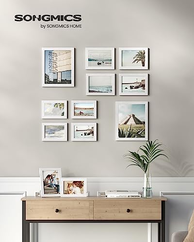 SONGMICS Collage Picture Frames, Set of 10, MDF, Glass, Paper - Image 2