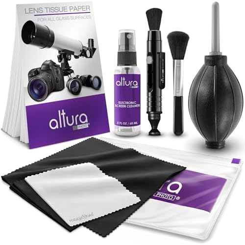 Altura Photo Camera Lens Cleaning Kit, Lens Cleaner for DSLR & Mirrorless by AlturaPhoto