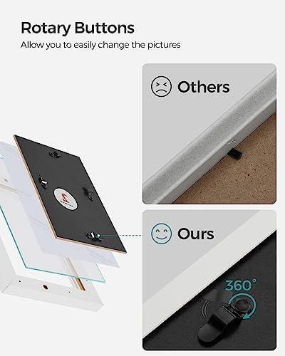 SONGMICS 12-Pack 4 x 6 Collage Picture Frames with Glass Front - Image 6