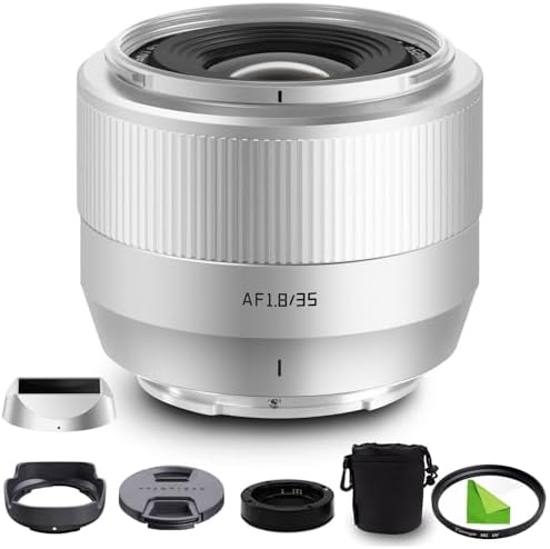 TTArtisan 35mm F1.8 II E-Mount APS-C Lens for Sony, Auto Focus Large Aperture Lens for Sony E-Mount A6300 A6400 A6500 A6600 A6700 NEX-3 NEX-3N NEX-3R NEX-5T NEX-5R NEX-5 NEX-5N NEX-7 NEX5C ZVE-10 FX30 by TTARTISAN