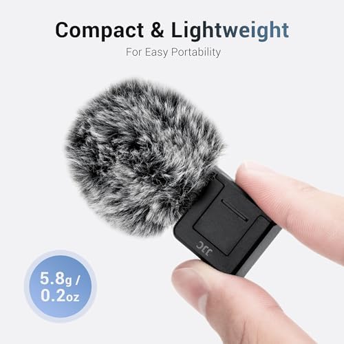 JJC Cold Shoe Wind Muff for Sony ZV-E10 II ZVE10 ZV-1F ZV-1 II ZV-E1, Black - Image 5