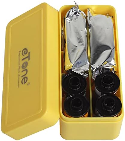 1X Multi-Format Container Case Box for 120 220 135 Film B&W Color Kodak Ilford (Yellow) by eTone