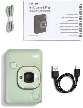 Fujifilm INSTAX Mini LIPLAY Hybrid Instant Camera - Matcha Green - Image 7