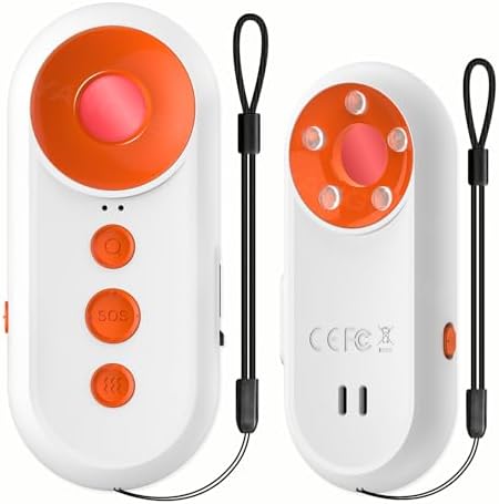 3-in-1 Travel Safety Alarm - Hotel Safety Devices with Hidden Camera Detector & Door Alarms When Opened & Self Defense Personal Safety Alarm, Portable Multifunctional Travel Safe Essentials by Unknown