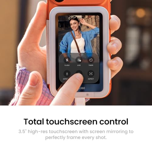 Insta360 Snap Selfie Screen - 4K Magnetic Selfie Monitor Screen for Selfie, Vlogging, Compaitble with iPhone 15/16/17 Pro, Touchscreen Control, Wired Instant Connection - Image 4