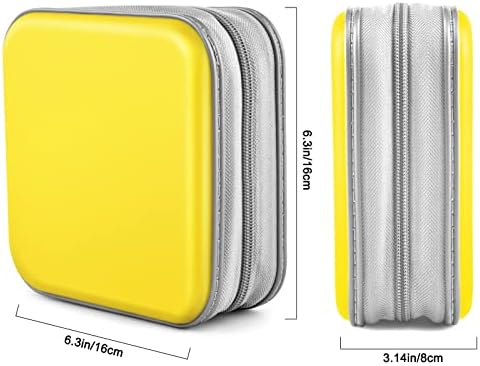 48‑Capacity Hard Plastic CD/DVD Binder for Car, Home & Travel - Image 6