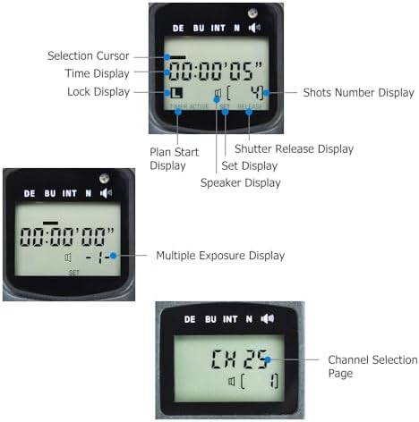 JJC Wireless Intervalometer Timer Remote Control Shutter Release for Panasonic Lumix ZS99/TZ99 S9 G100D Cameras - Image 4