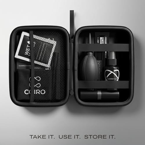 C Coiro Camera Lens Cleaning Kit 7 in 1 – Lens Pen, Air Blower, Sensor Cleaning Swabs, Lens Cleaner Spray, Wet Wipes 5 Pac, Microfiber Wipe – DSLR Mirrorless Full Frame - Image 6