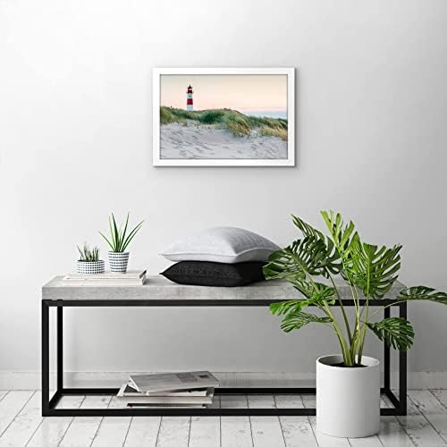 Americanflat 12x18 Poster Frame - White Engineered Wood with Polished Plexiglass - Wide Picture Frame for Vertical or Horizontal Wall Display - Epic Collection - White - Image 6