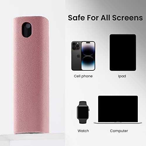 YTT Touchscreen Screen Cleaner Spray, for Phones iPad Car (Pink LightGray) - Image 5