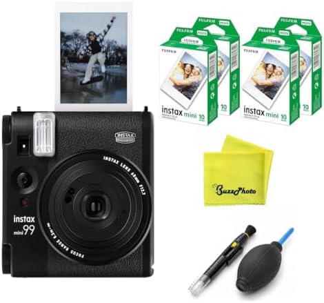 Fujifilm Instax Mini 99 Instant Film Camera (Black w/ 40 Film Sheets) by FUJIFILM