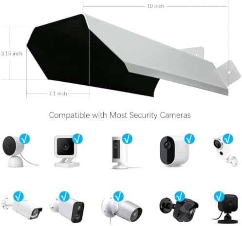 Universal Security Camera Cover Sun Rain Shield - Image 5