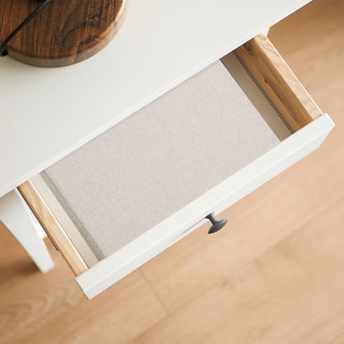 Vienrose Linen Photo Storage Box, 8"x10", Postcard Keeper, Beige - Image 5