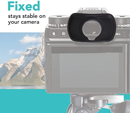 Foto&Tech Soft Rubber Eyecup, Fuji EC-XT L Eye Cup Cover Eyepiece Viewfinder Compatible with Fujifilm GFX100 X-T1 X-T2 X-T3 X-T4 GFX-50S X-H1 - Image 3