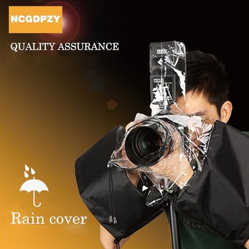 Professional DSLR Rain Cover - Waterproof Camera Cover for Canon Nikon Sony Fuji Cameras & More, Photography Essentials with Lens Protector(-20℃/-4℉ Non-Freezing) - Image 3