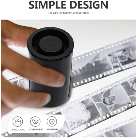 50/60/70 Pcs Black Film Canister Storage Case Bulk Plastic Holder with Caps for 35mm Photography for Film,Keys,Art Beads Storage(60pcs) - Image 2