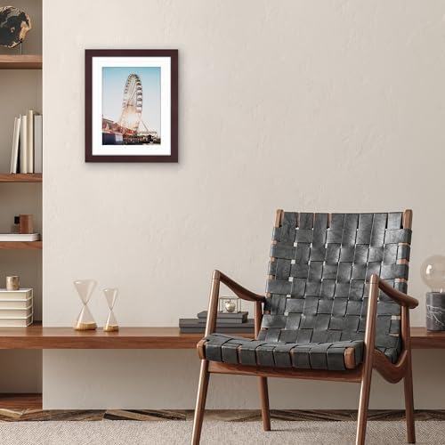 Americanflat 12x15 Picture Frame - Matted to 9x12 - Mahogany - Image 4