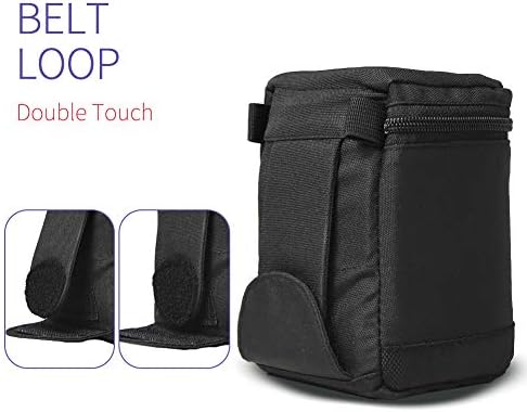DSLR Lens Case Pouch for Small Camera Lens, Fits Up to 3.35" x 4.53" - Image 5