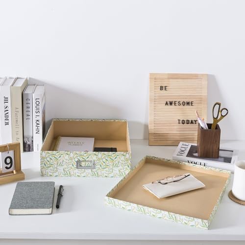 Soul & Lane - Photo Memory Storage Box, 14.8x13x3.7 In, Citrus Garden - Image 7