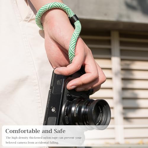 VOVMOEYA Rope Camera Wrist Strap,Camera Hand Strap Compatible with A6400 A6000 A7 IV,for Fujifilm X100V for Nikon Zf Z30 for Canon EOS R6 R7 R8 R10 Camera Wrist Straps for dslr - Image 3