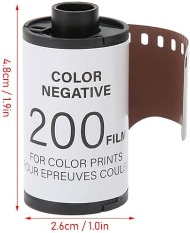35mm Color Negative Film, ISO 200 for 135 Cameras, Pack of 2, 8 Exposures per Roll with Storage Cases, Vintage Photography Film - Image 3