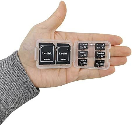 Factory Wholesale 16GB Micro SD Card 6-Pack U1 Class 10,60MB/s Read for 1080P Camera,Game Console, Drone,Android Phone (6x16GB) by Lerdisk