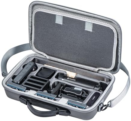 Carrying Case for Insta360 X6 X5 X4 Air Accessories, PU Material Travel Bag by STARTRCVCR