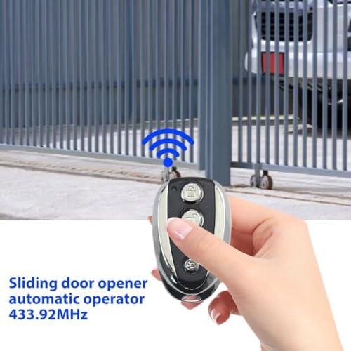 2024 Upgraded 2 Pcs Gate Remote Controls Transmitter for Automatic Gate Opener Electric Gate Hardware with Rolling Code 433.92MHz - Image 5
